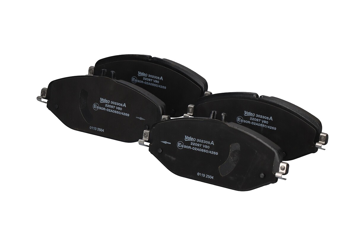 Jeu de 4 plaquettes de frein VALEO ref. 302305A